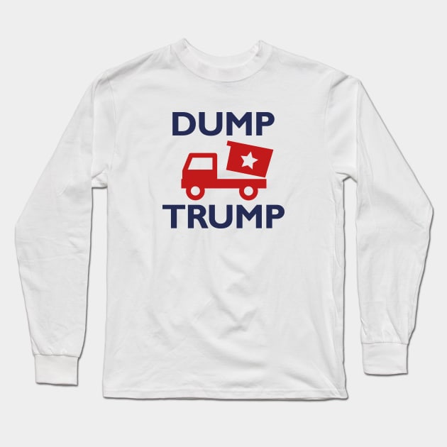 Dump Trump Long Sleeve T-Shirt by VectorPlanet